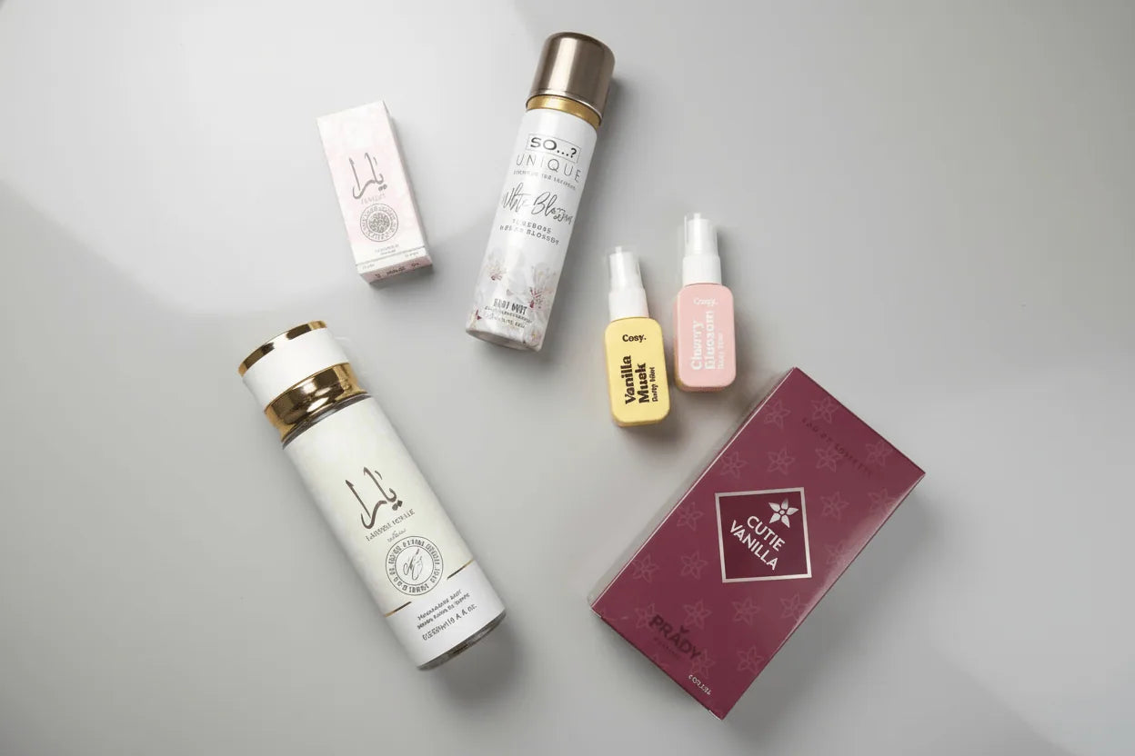Banniere brume parfum etale Majma Boutique