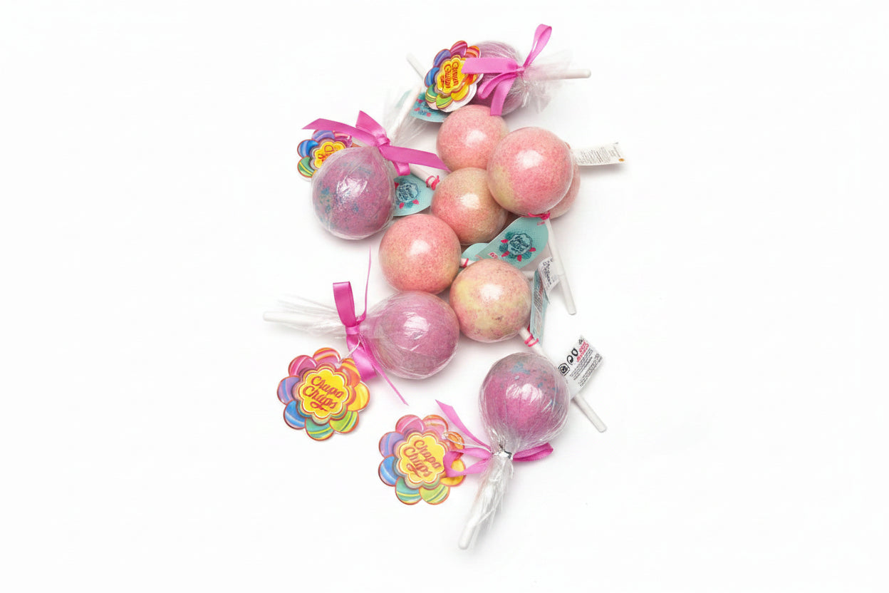bombe de bain sucettes chupa chups pastèque&candy