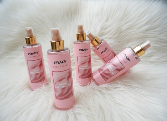Brumes corporelles Prady 250ml gamme Yummy marshmallow