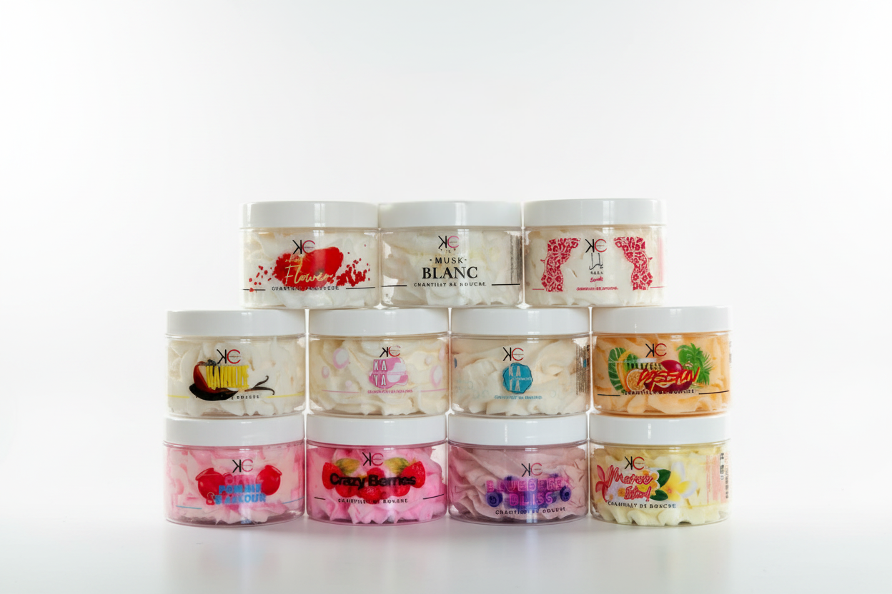 Chantilly de douche hydratante et gourmande 100g 11 senteurs