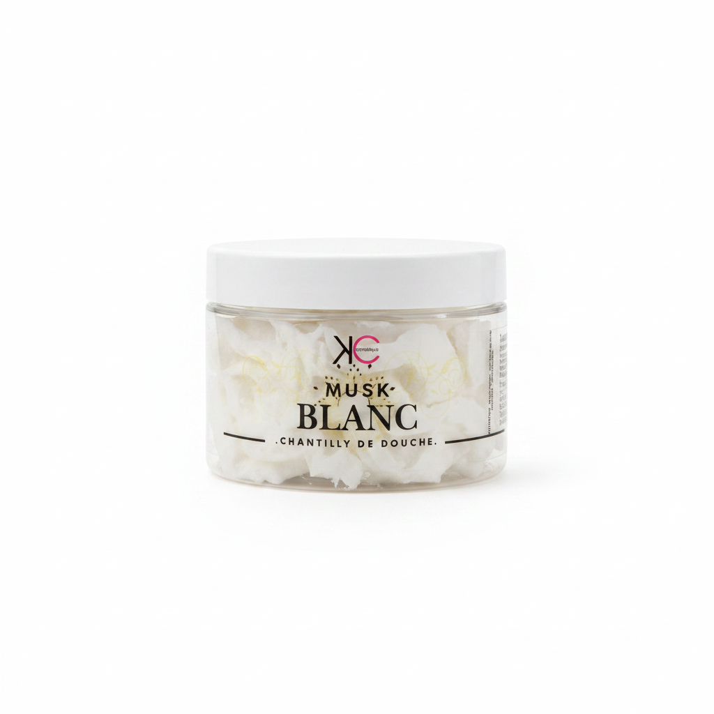 Chantilly de douche 100g Musk Blanc