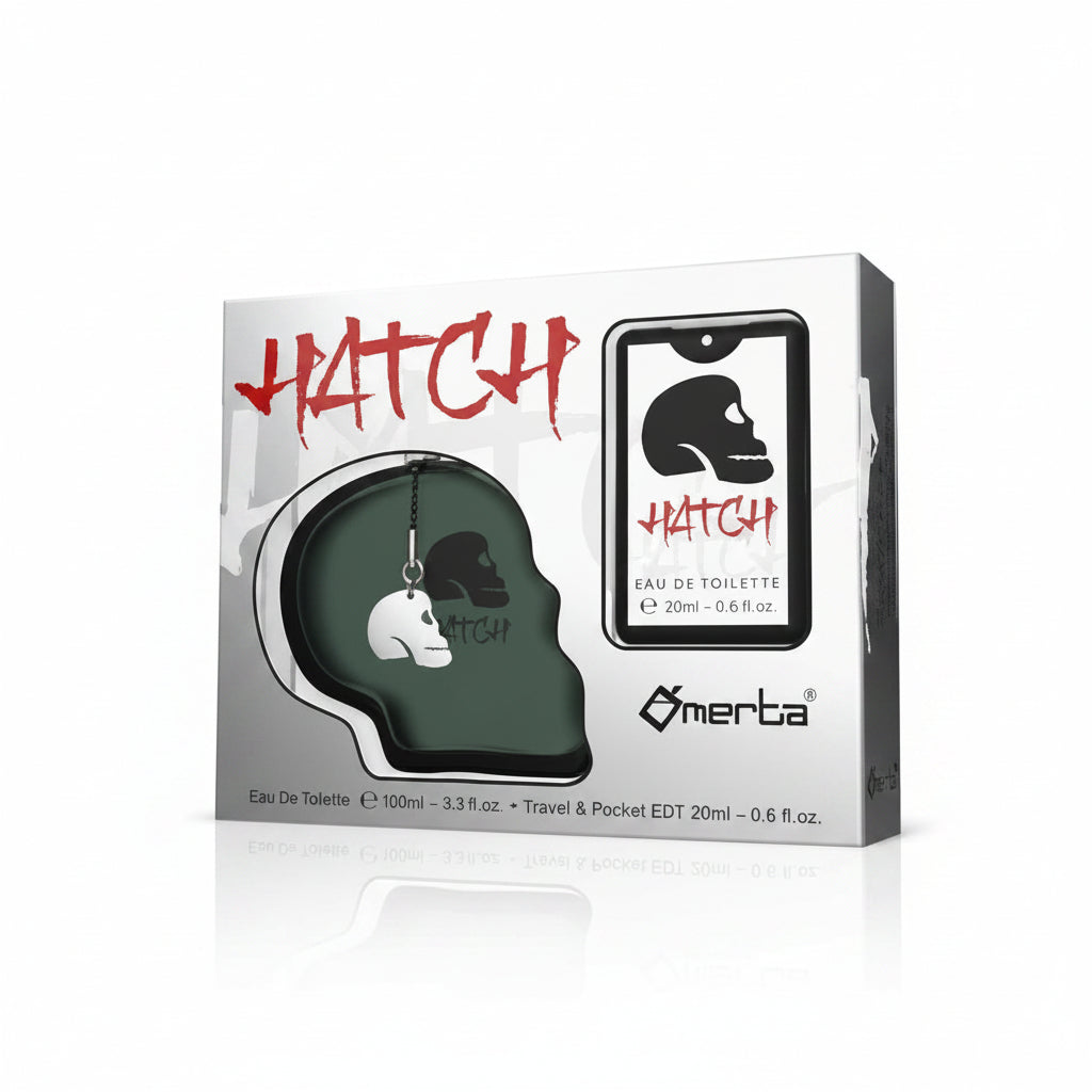 coffret eau de toilette homme omerta hatch 100+20ml+