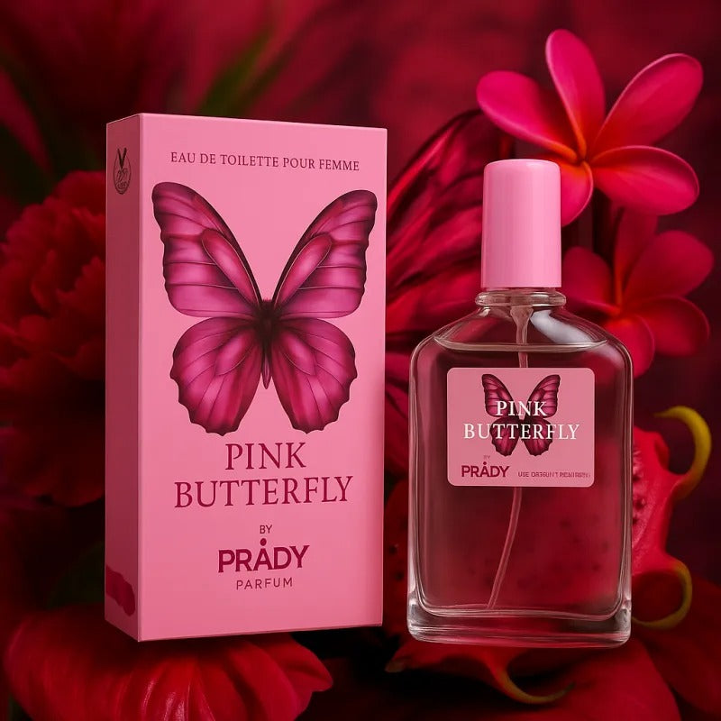 Flacon Parfum eau de toilette Prady 100ml Pink Butterfly