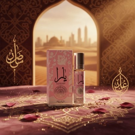 Flacon huile parfumée sans alcool roll on Orientale Rose 10ml – Luxury