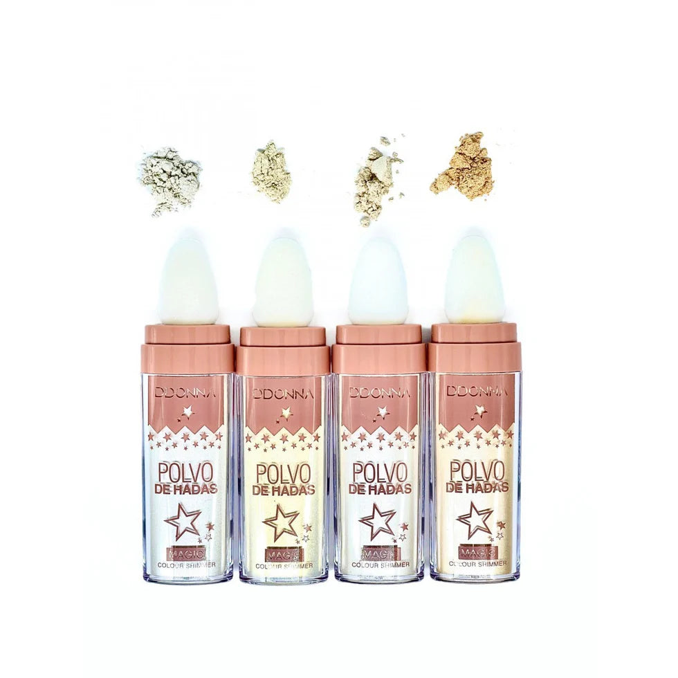 Intérieur poudres de fée star dust D'Donna 4 teintes embout mousse