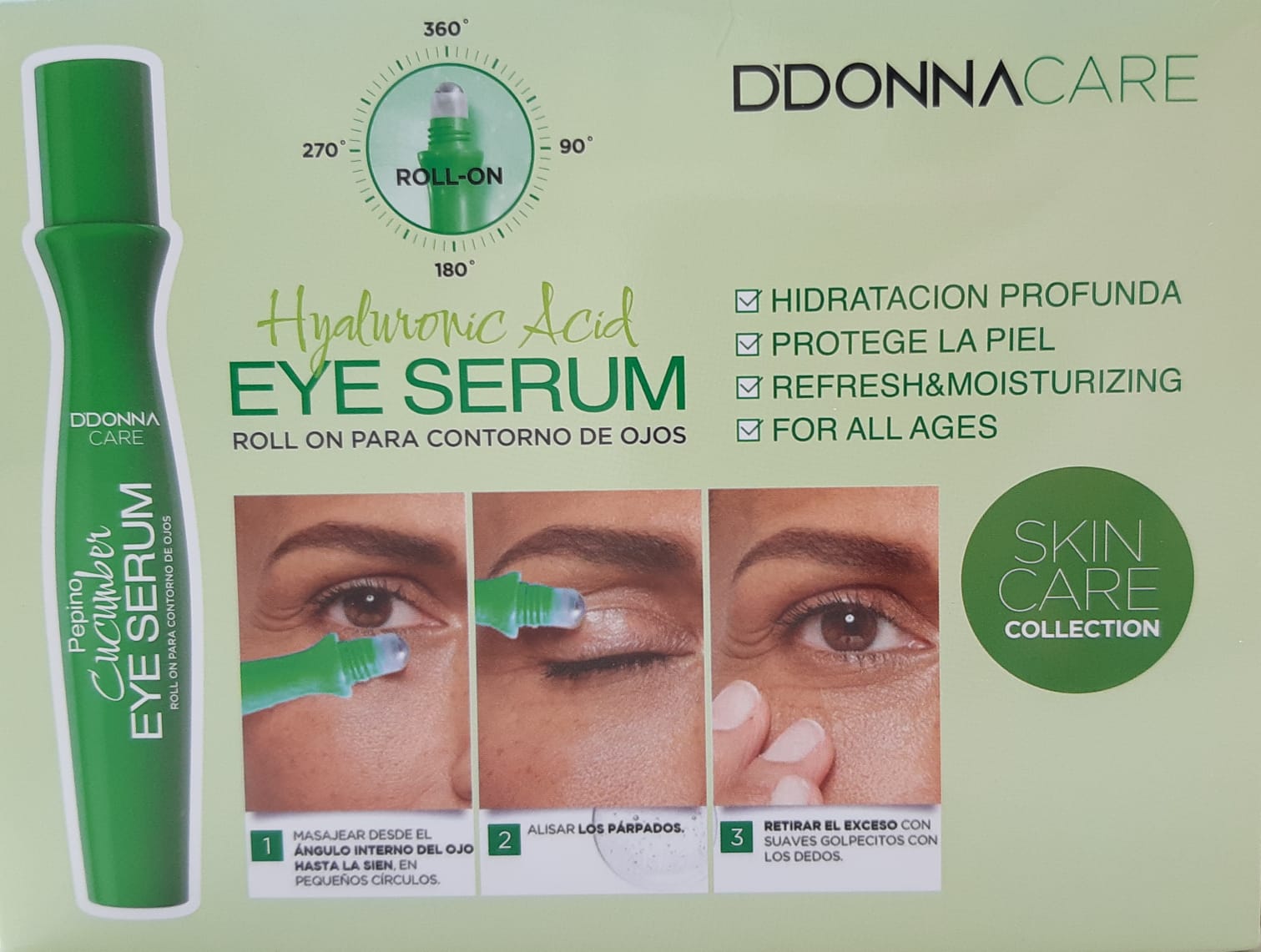 Sérum roll-on contour des yeux revitalisant · D'Donna