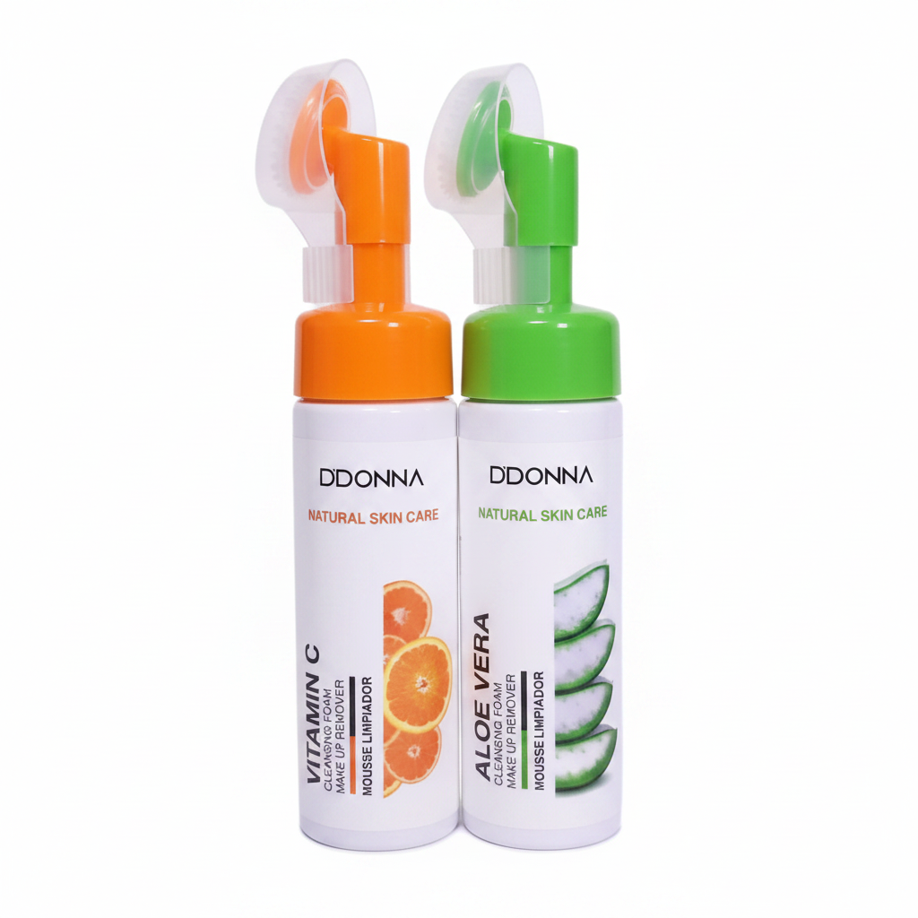 Nettoyant mousse visage D'Donna vitamine C et aloe vera