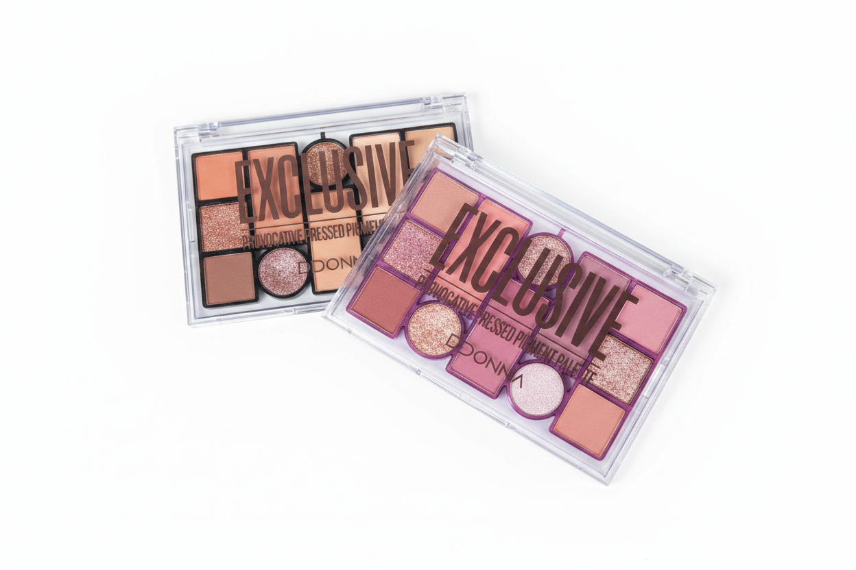 Fard à paupières Exclusive Shades Shine Nude & Rose Gold– D'Donna