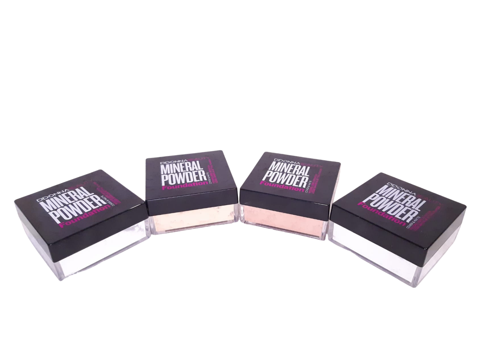 poudre mineral foundation ddonna 4 teintes